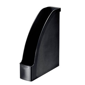 Image LEITZ Stehsammler Plus, DIN A4, Polystyrol, schwarz Fassungsvermögen: 70 mm, mi