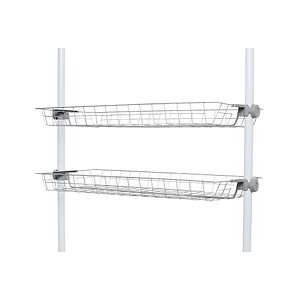 Image 2 WENKO Herkules Ablagen für Garderobensystem grau 94,0 x 38,0 x 8,0 cm