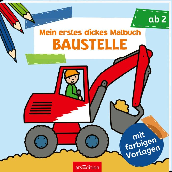 Image Mein erstes dickes Malbuch Baustelle