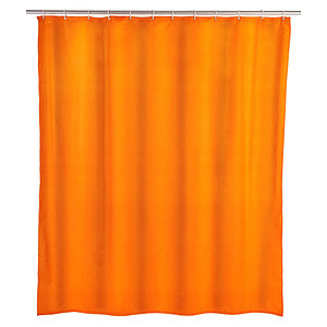 Image WENKO Duschvorhang orange 180,0 x 200,0 cm