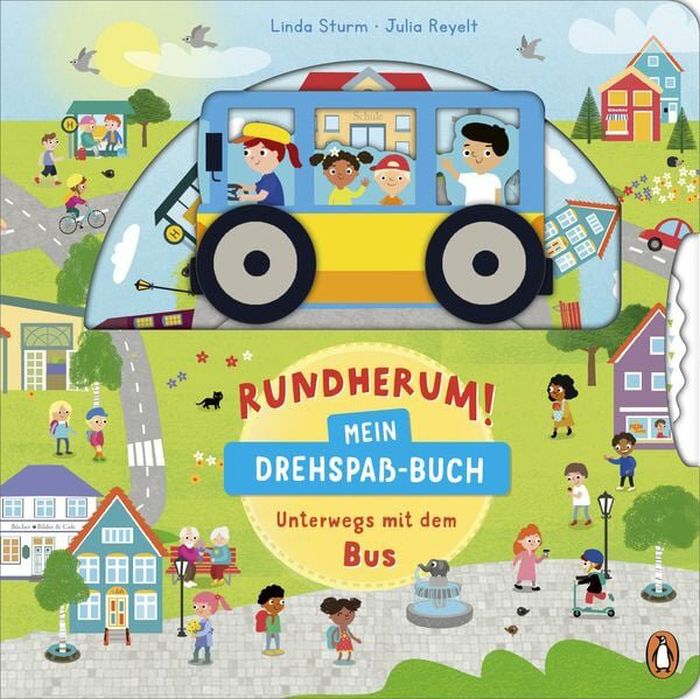 Image Drehspaßbuch Unterwegs mit dem Bus Pappe