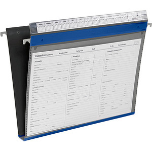 Image BOI DOKUTECH Patienten-Dokumentations-Hängemappe 2-Ringe PMH4R blau Boden: 2,5 cm