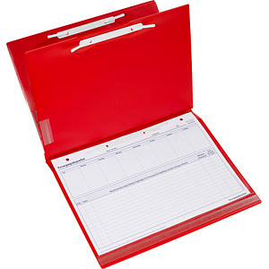 Image BOI DOKUTECH Patienten-Dokumentationsmappe Professional-Line PLUS DIN A4 rot