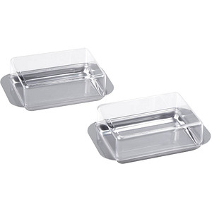 Image 2 chg Butterdosen 4,5 cm hoch silber