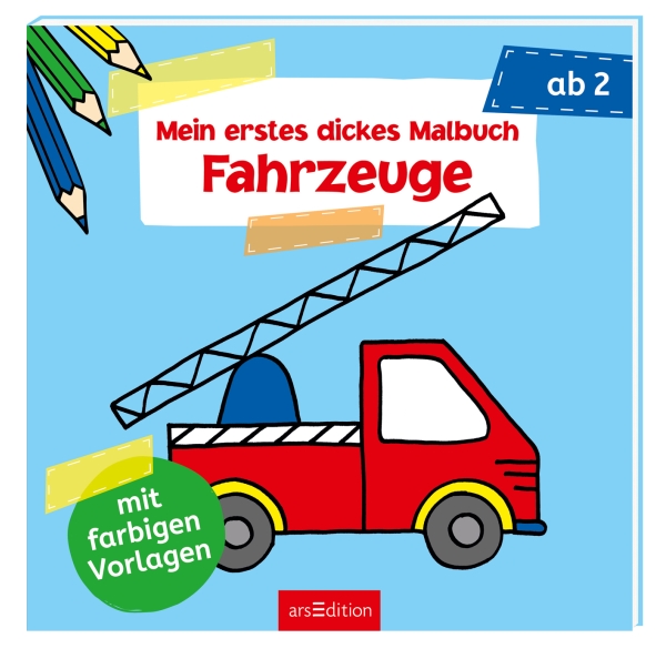 Image Mein erstes dickes Malbuch Fahrzeuge