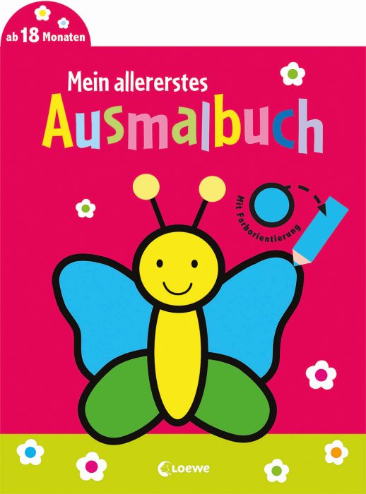Image Allererstes Ausmalbuch Schmetterling