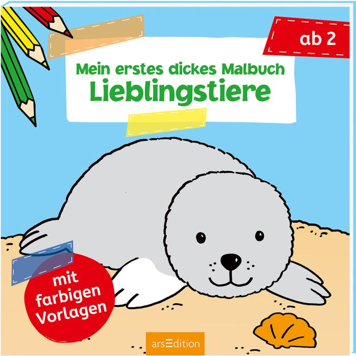 Image Mein erstes dickes Malbuch Lieblingstier