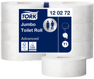 Image TORK Großrollen-Toilettenpapier Jumbo, 2-lagig, weiß, 360 m