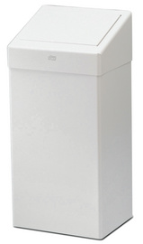 Image TORK Abfallbehälter, Metall, 50 Liter, weiß