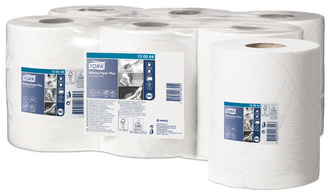 Image TORK Mehrzweck-Putzrolle, 2-lagig, weiß, 125 m - stark