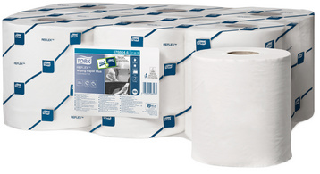 Image TORK Reflex Mehrzweck-Putzrolle, 2-lagig, weiß, 150,8 m