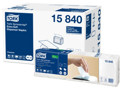 Image TORK Xpressnap Spender-Servietten, 213 x 330 mm, weiß