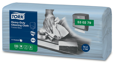 Image TORK Allzweck-Reinigungstücher, 415 x 355 mm, blau
