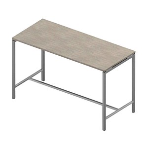 Image Quadrifoglio Stehtisch Creo beton rechteckig, 4-Fuß-Gestell alu, 180,0 x 80,0 x 107,0 cm