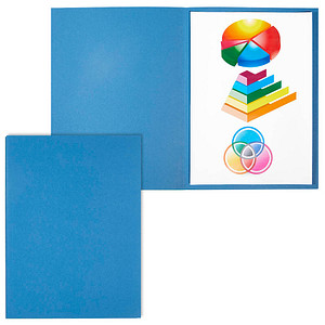 Image ELBA Aktendeckel Smart Line blau; 1 Pack = 100 St.