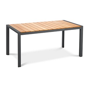 Image BEST Gartentisch Paros braun rechteckig 160,0 x 90,0 x 76,0 cm