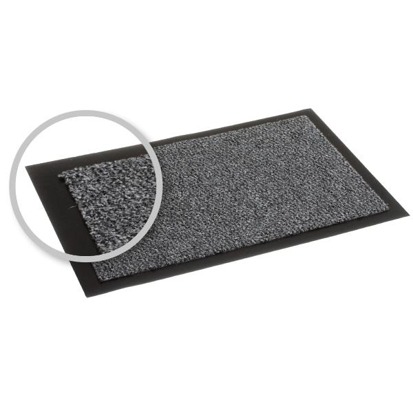 Image Schmutzfangmatte  90 x 150 cm, Farbe grau meliertmit schnittfester PVC-Rückenbeschichtung