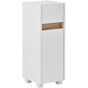 Image MÖBELPARTNER Badschrank Cosmo weiß 30,2 x 33,0 x 84,8 cm