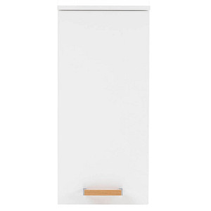 Image MÖBELPARTNER Badschrank Duo kreideweiß 32,7 x 16,3 x 72,3 cm