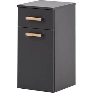 Image MÖBELPARTNER Waschtischunterschrank Duo anthrazit 32,7 x 35,3 x 67,0 cm