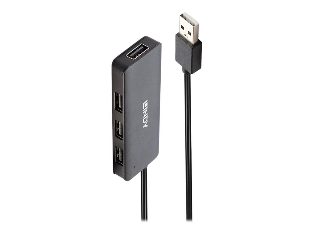Image LINDY USB 2.0 Hub 4 Port ohne Netzteil