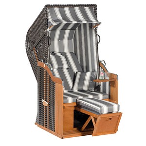Image Müsing Strandkorb Sunny Smart Rustikal 250 Plus anthrazit
