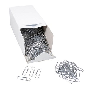 Image 1.000 Gowi Büroklammern silber Metall