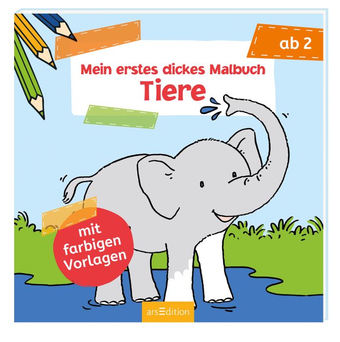 Image Mein erstes dickes Malbuch - Tiere