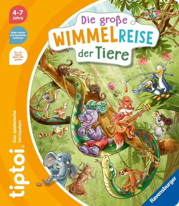 Image tiptoi® Große Wimmelreise der Tiere Neu