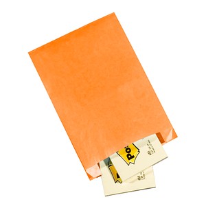 Image 100 VP Faltenbeutel orange 20,0 x 32,0 cm