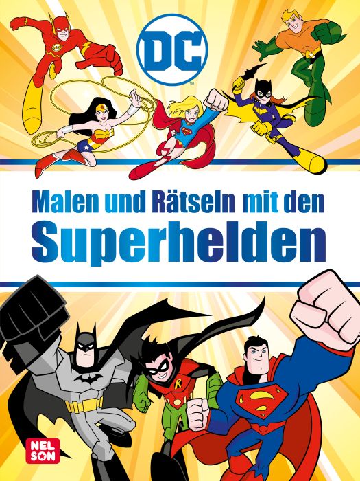 Image DC Superhelden Malen & Rätseln