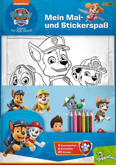 Image PAW Patrol - Mein Mal- und Stickerspaß