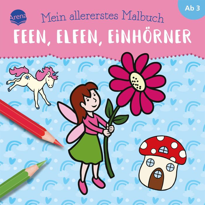 Image M. aller. Malbuch  Feen, Elfen, Einhörn