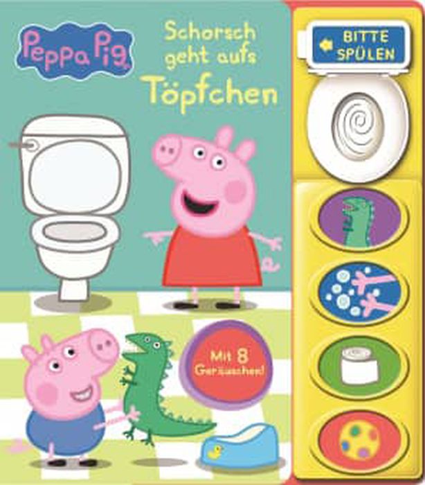 Image Soundbuch mit Klospülung, Peppa Pig, Sch