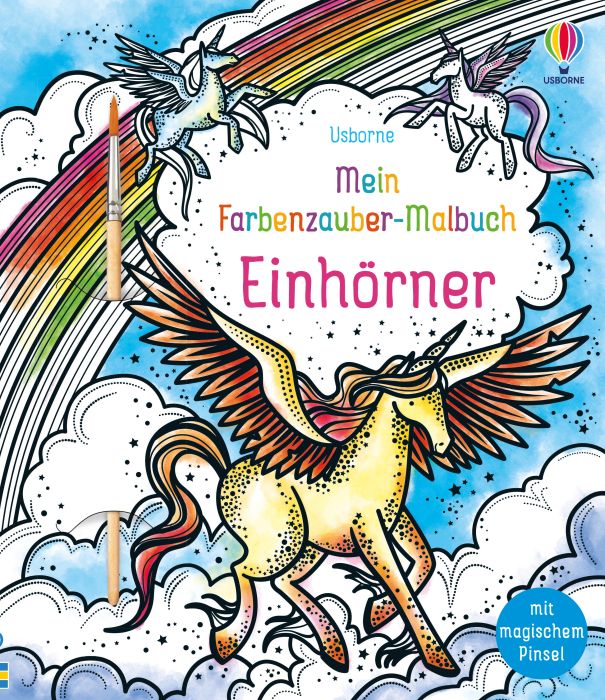 Image Mein Farbenzauber-Malbuch: Einhörner