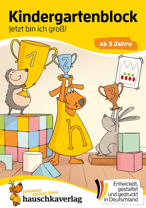 Image Kindergartenblock ab 3 Jahre - Jetzt bin
