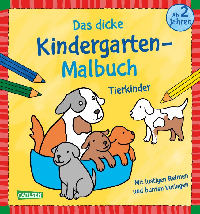 Image Das dicke KiGa-Malbuch Tierkinder