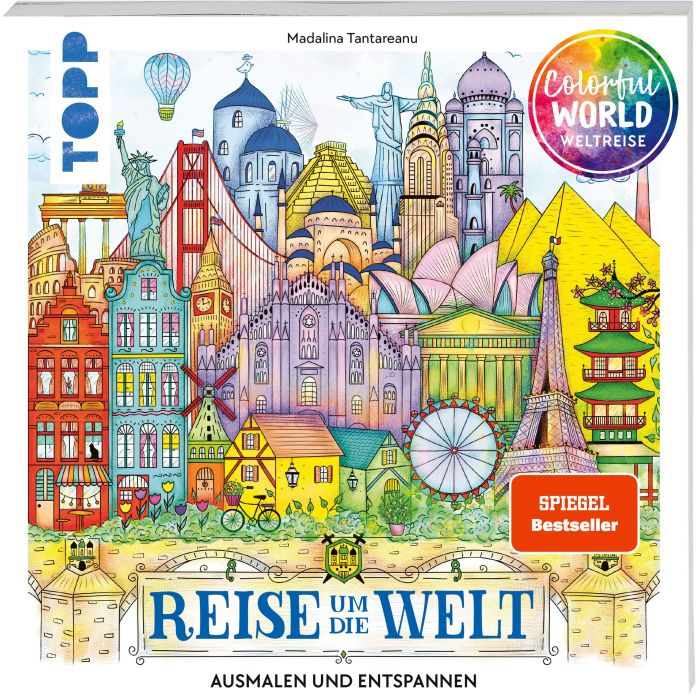 Image Malbuch Colorful World - Reise um Welt