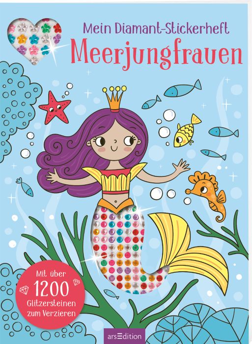 Image Diamant-Sticker: Meerjungfrau