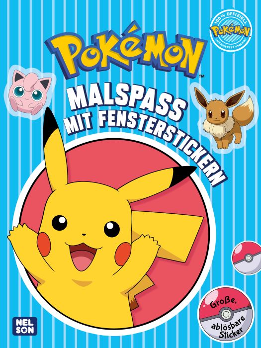 Image Pokémon Malspaß Fenstersticker