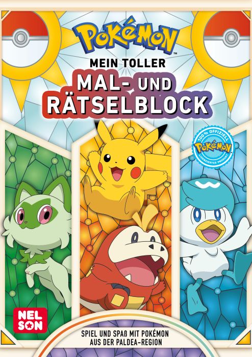 Image Pokémon Activity-Buch Mal- Rätselblock