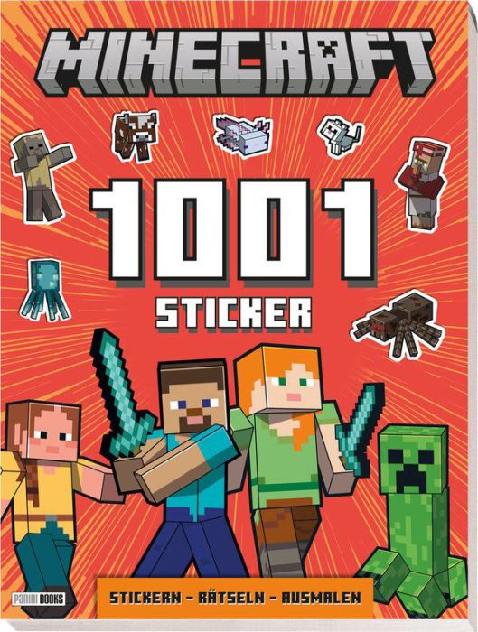 Image Minecraft: 1001 Sticker, Rätseln, Ausmal