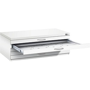Image CP 7100 Planschrank verkehrsweiß 5 Schubladen 110,0 x 76,5 x 42,0 cm