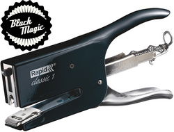 Image Rapid Heftzange Classic K1 Retro Magic Black, schwarz