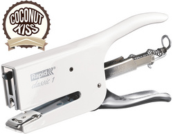 Image Rapid Heftzange Classic K1 Retro Coconut Kiss, weiß