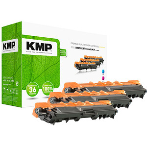 Image KMP MULTIPACK B T58CMY 3er Pack Gelb, Cyan, Magenta Tonerpatrone