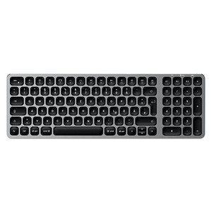 Image SATECHI Compact Backlit Bluetooth Tastatur kabellos grau, silber