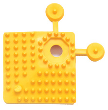 Image miltex Eckstück Yoga Grip Ultra, 60 x 60 mm, gelb