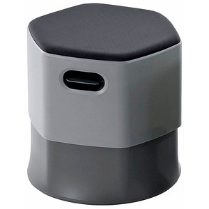 Image rocada Hocker Soft Seating 1828-4-1 schwarz, grau