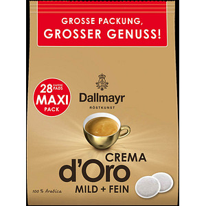 Image Dallmayr Crema d'Oro Kaffeepads 28 Pads